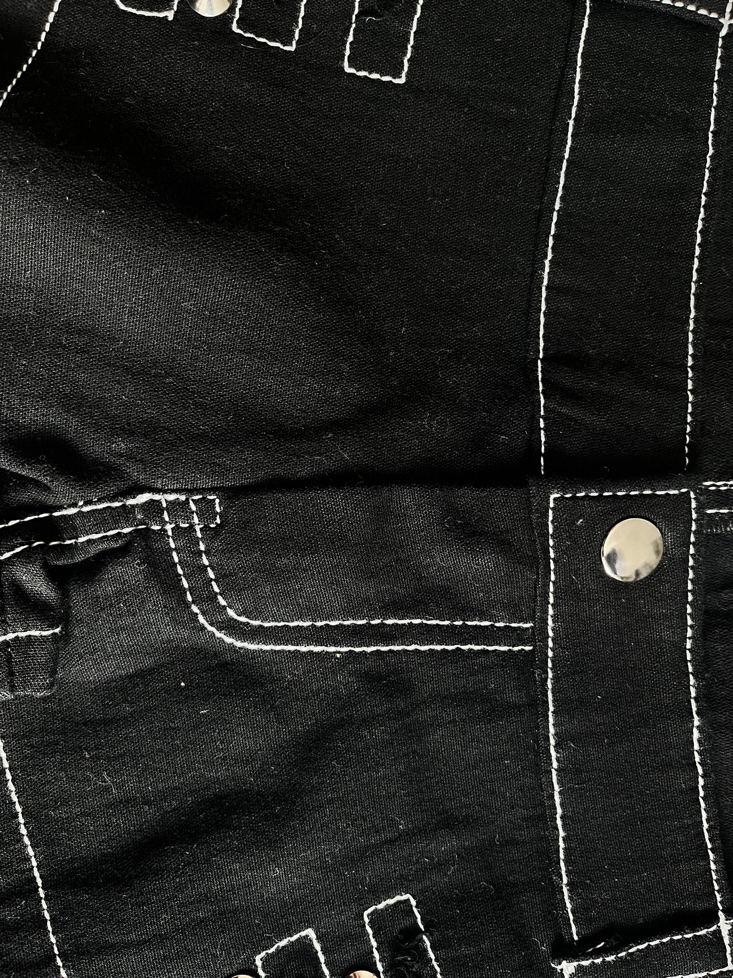 Low Rise Black distressed Micro Jean Shorts | black studded denim shorts.
